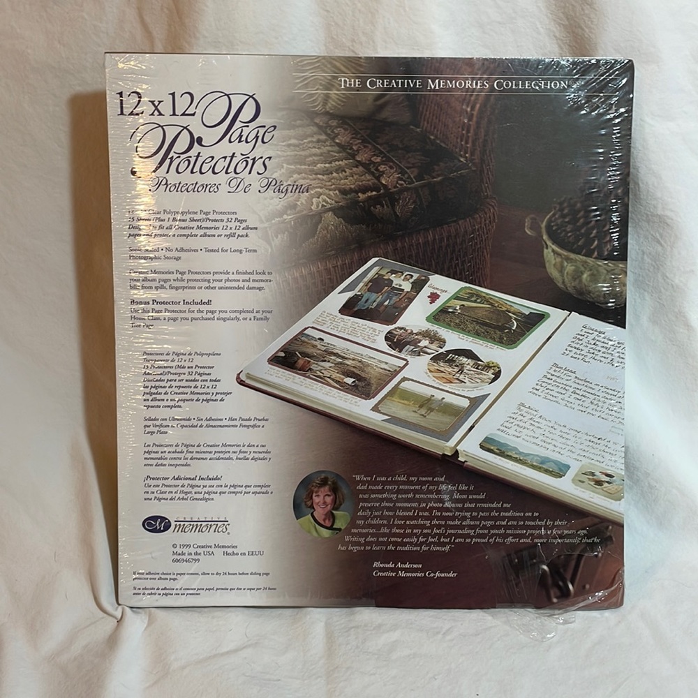 NIP Creative Memories 12x12 Page Protectors